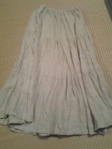 麻スカート